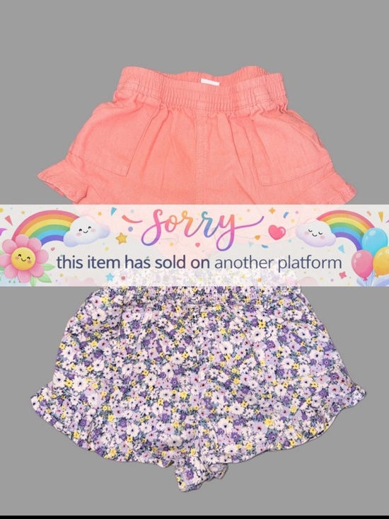 Baby Gap Other - Baby Gap Twill Ruffle Shorts Bundle | Toddler Girl | 12-18 Mos. | Like New